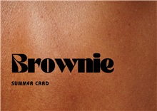 BROWNIE Summer Card